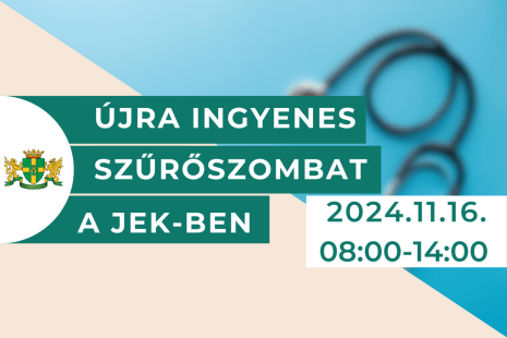 Ingyenes szűrés a JEK-ben