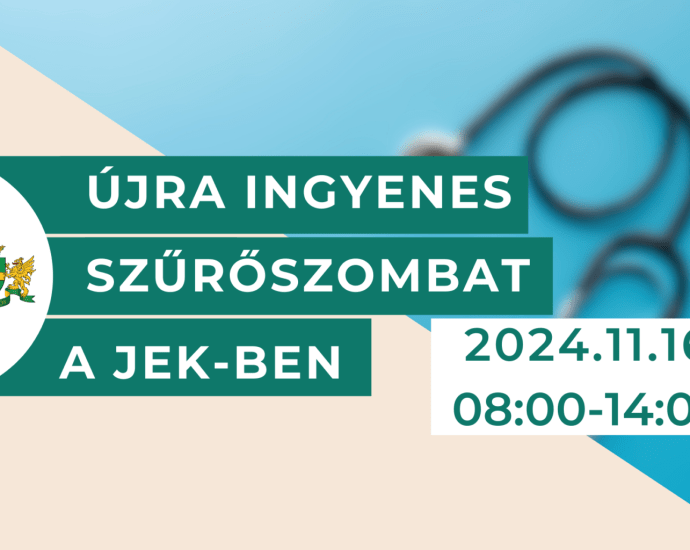 Ingyenes szűrés a JEK-ben